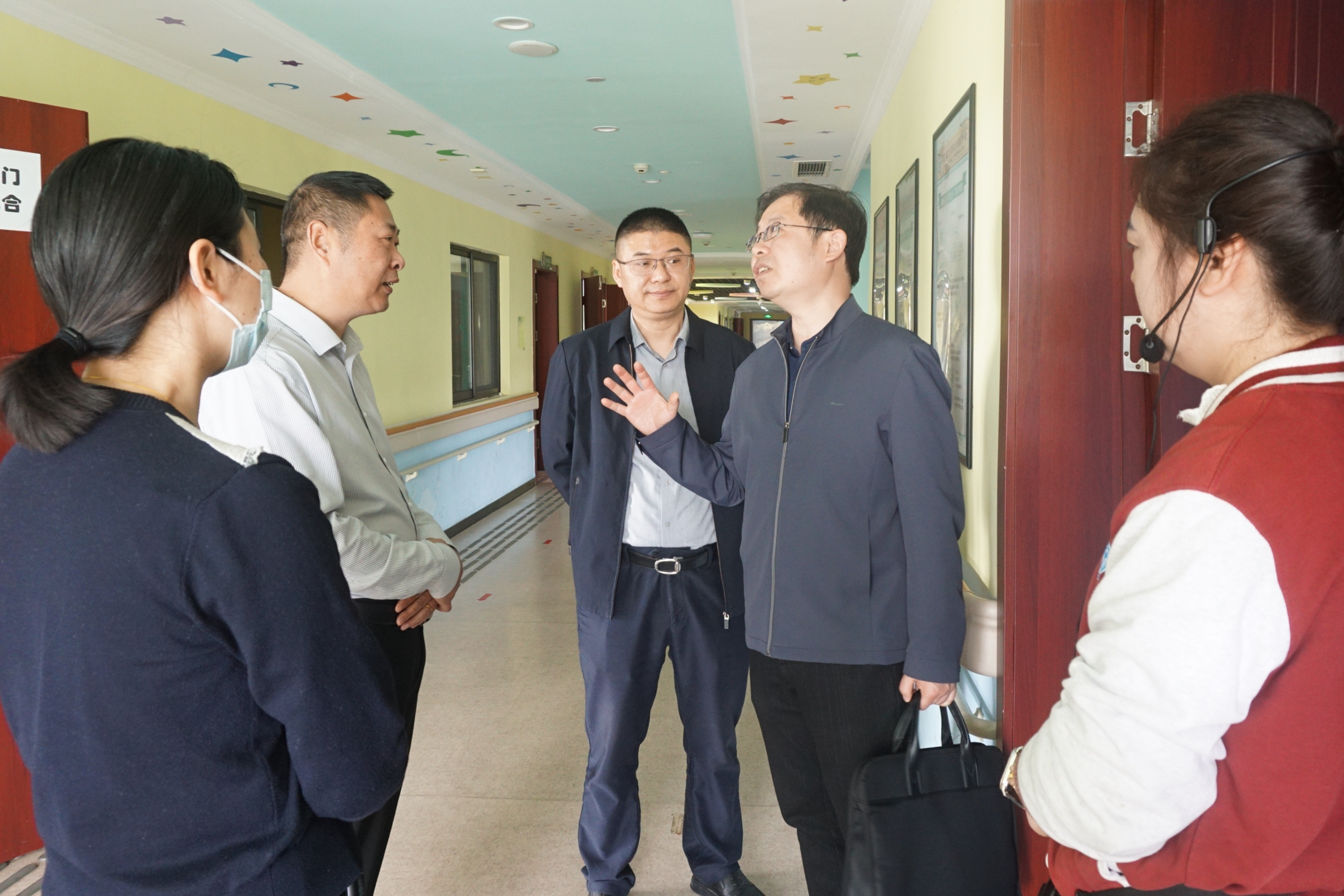 【儿康快讯】泰州市残联领导莅临靖儿康督查指导工作