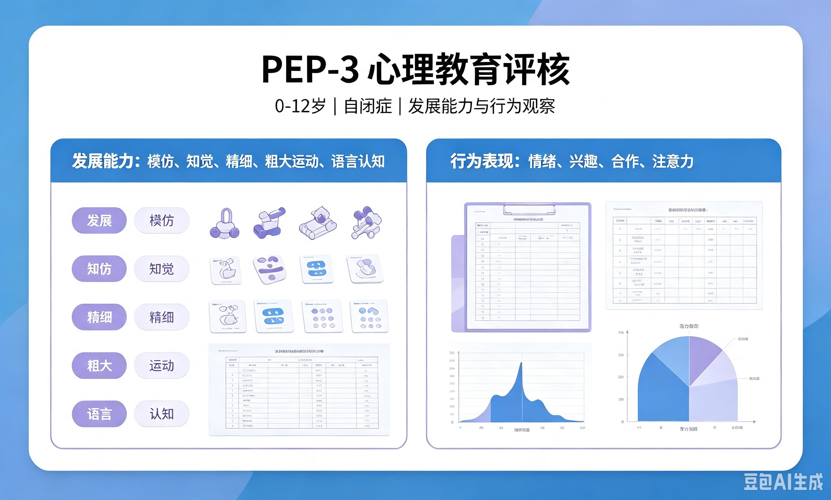 PEP‑3 自闭症儿童心理教育评核